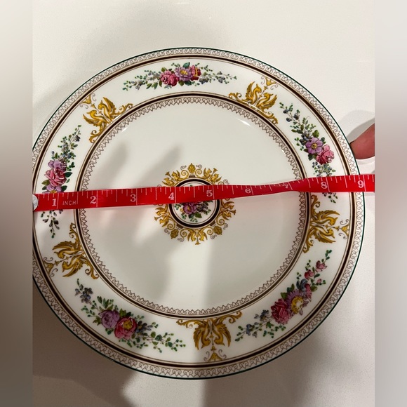 Gorgeous & Antique Hand-Painted Porcelain ‘Columbia’ Wedgwood Pattern W595 Set! - Picture 8 of 14